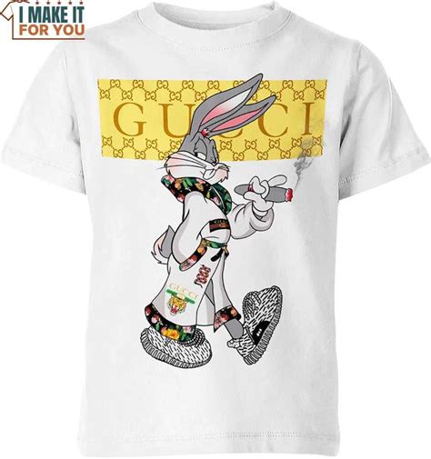 bugs bunny gucci shirt|gucci crystal bugs bunny shirt.